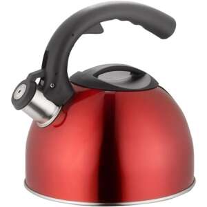 Lamart Cuivre LT7001 red stainless steel whistling kettle - Serving