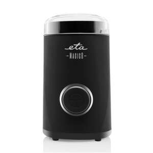Eta Magico coffee grinder, black, front view - Coffee Grinder and Espresso & cappuccino machine