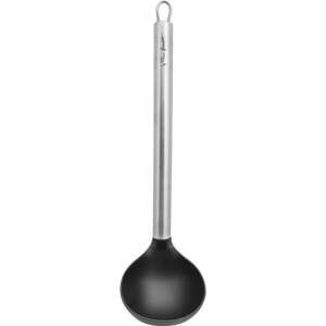 Lamart LT3985 stainless steel ladle with black silicone head - Ladle