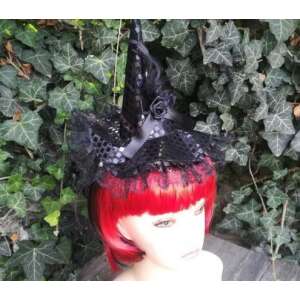 Halloween Boszorkány kalap fejpánt hajpánt jelmez FEKETE  68941822 