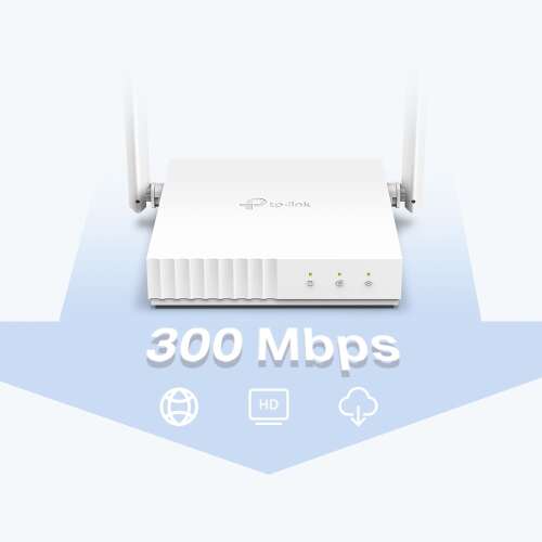 TP-Link TL-WR844N router wireless Fast Ethernet Bandă unică (2.4 GHz) Alb