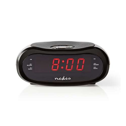Nedis Digital Radio Alarm Clock CLAR001BK 31905005
