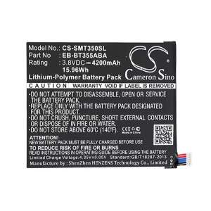 Cameron Sino csereakkumulátor Samsung Galaxy Tab A 8.0-hoz, 3.8V 4200mAh, EB-BT355ABA kompatibilis - Tablet akkumulátor