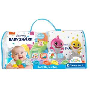 Clemmy Baby Baby Shark puha építőkocka 31906170 Clementoni Fejlesztő játék babáknak