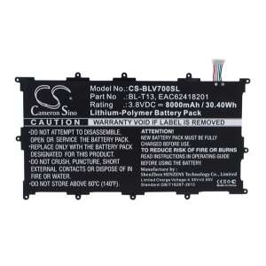 Cameron Sino csere akkumulátor LG G Pad 10.1-hez, BL-T13 modell, 8000mAh - Tablet akkumulátor