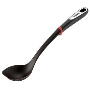 Tefal Ingenio K2060514 black nylon ladle with red and silver handle - Ladle