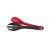 Tefal Ingenio salad tongs, red and black, nylon, heat resistant, dishwasher safe