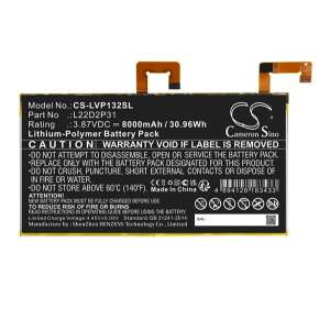 Cameron Sino csereakkumulátor Lenovo Tab P11 Pro Gen2-höz, L22D2P31 modell, 8000mAh - Tablet alkatrész