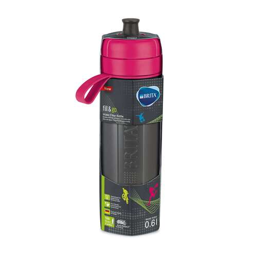 Brita Fill&Go Active 600ml Wasserfilterflasche in Pink