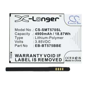 Samsung Galaxy Tab Active 3 LTE Cameron Sino Li-Polymer akkumulátor, 4900mAh, EB-BT575BBE kompatibilis - Tablet akkumulátor