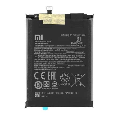 Xiaomi Redmi Note 9 csere akkumulátor, 5020 mAh Li-Polymer - Xiaomi