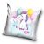 Unicorn Balloon Cushion 40x40 cm, Polyester Decorative Pillow