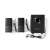 Nedis Xyalon 33W Gaming Speaker Set with wooden subwoofer, back view