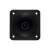 Zenekari 8 Ohm dome tweeter, black, front view