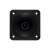 Zenekari 8 Ohm dome tweeter, black, front view
