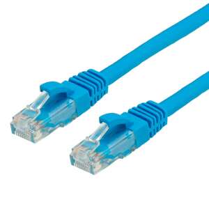 Kék Cat6 UTP patch kábel, 0,5 méter, RJ-45 csatlakozókkal - UTP kábel