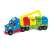 Wader Magic Truck Basic toy truck with 4 bins for recycling, close-up view
