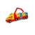 Wader Magic Truck Basic camion de jucărie cu 4 cutii pentru reciclare, albastru, galben, roșu, verde
