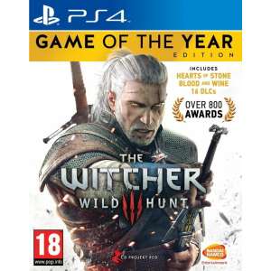 Okładka gry The Witcher 3 Wild Hunt Game of the Year Edition na PS4 - Gra na konsole i PC