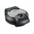 Severin WA2103 waffle maker, closed, angled view