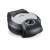 Severin WA2103 waffle maker, closed, angled view