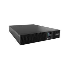 NJOY Aster 3k 3000VA UPS, pohľad 3/4, čierny, predný - Počítače a doplnky