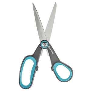 Gardena Household Scissors, blue and grey handles, stainless steel blades - Gardena