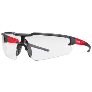 Milwaukee safety glasses, clear lens, anti-fog, comfortable, durable, scratch resistant, EN166, EN170/EN172 - Work Safety