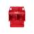 Milwaukee PACKOUT™ Tool Organizer, red, 2-tier, front view