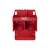 Milwaukee PACKOUT™ Tool Organizer, red, 2-tier, front view