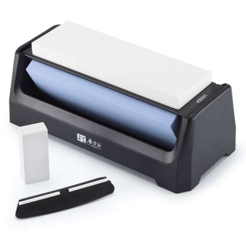 TAIDEA 3-sided sharpening steel set with stand, #2000/6000/10000 grit, for knives and cutting tools