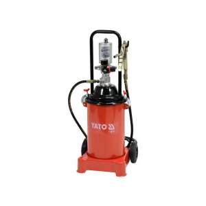 YATO Pneumatic Grease Pump 12L, 12 liter capacity, 4 meter hose, wheels for easy transport - Other hand tool