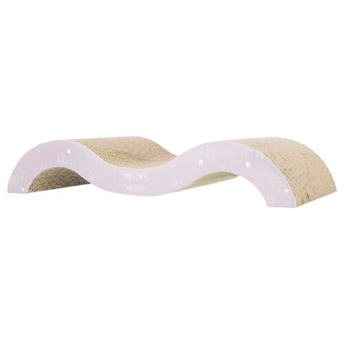 Trixie Hullámos Kaparó Kartonból 38*7*18CM Lila/Menta 48012