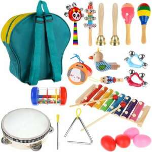 Pepita Set de instrumente din lemn în rucsac 23pcs
