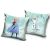 Disney Frozen decorative pillow featuring Elsa, Anna, and Olaf, 40x40 cm