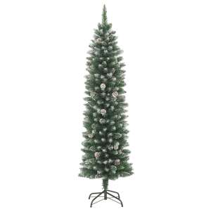 Vékony pvc műkarácsonyfa állvánnyal 240 cm 69130920 