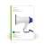 Nedis® Megaphone packaging, white and blue, 10W, 250m range