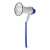 Nedis megaphone 10W, 250m, built-in microphone, white-blue 99275457