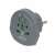 Q2 Power World to Europe Travel Adapter, grey, for AUS/CHINA, IT, UK, CH, BRAZIL, USA standard outlets