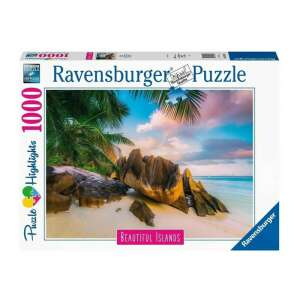 Ravensburger 1000 piece puzzle Seychelles beach scene box - Puzzle