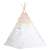 Pepita Indian tent with light string and cushion #pink 81543992