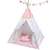 Pepita Indian tent with light string and cushion #pink 81543992