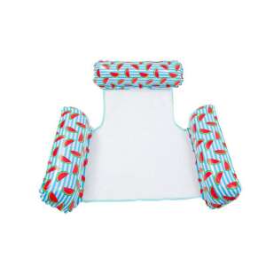 Saltea gonflabilă pentru piscină cu imprimeu de pepene verde, perfectă pentru relaxare în piscină sau pe plajă - Fotolii de plaja