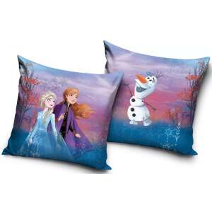 Disney Frozen pillowcase with Elsa and Anna on one side and Olaf on the other, 40x40 cm - Pillowcase