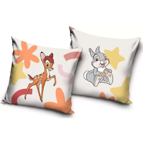 Husa de pernă Disney Bambi și Thumper, 40x40 cm, reversibilă, două modele