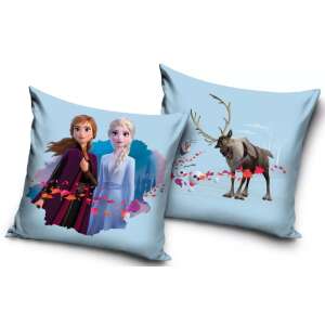 Калъфка за възглавница Disney Frozen с Ана и Елза от едната страна и Свен северния елен от другата - Калъфка за възглавница