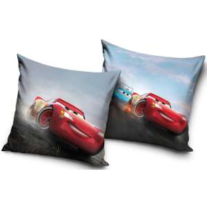 Vankúšový obliečka Disney Cars s Bleskom McQueenom a Materom, 40x40 cm, velúr - Dekoratívne obliečky na vankúše