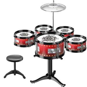 Pepita 5 piece kids drum set #red