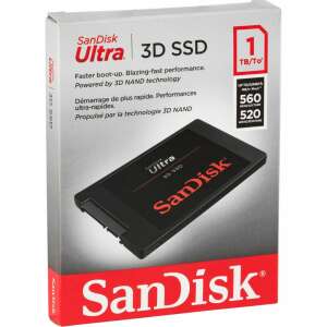 SanDisk Ultra 3D 2.5" 1 TB Serial ATA III 3D NAND Belső SSD 69196621 
