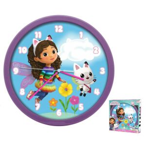 Gabys Puppenhaus Wanduhr - 25 cm, mit Gaby und Panda Pfote - Innenarchitektur